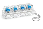 4-Key Mechanical Keyboard Fidget Keychain
