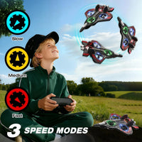 Fighter Jet RC Plane, 2.4GHz Foam Remote Control Toy Airplane
