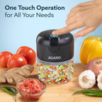 Mini Electric Chopper Effortless One-Touch Operation & 250ml Capacity Electric Vegetable & Fruit Chopper