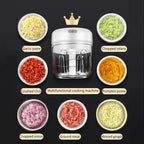 Mini Electric Chopper Effortless One-Touch Operation & 250ml Capacity Electric Vegetable & Fruit Chopper